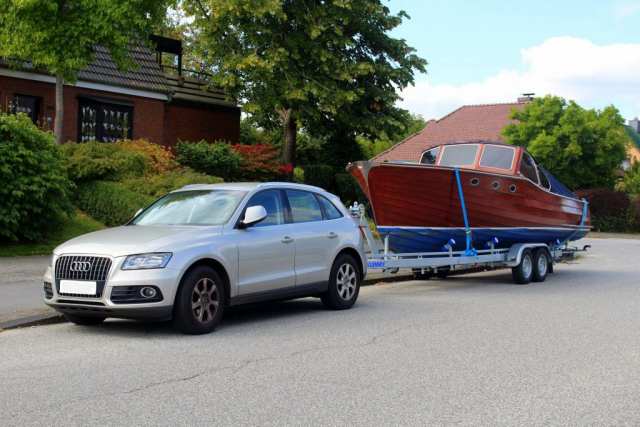 Audi Q7 mit Boot